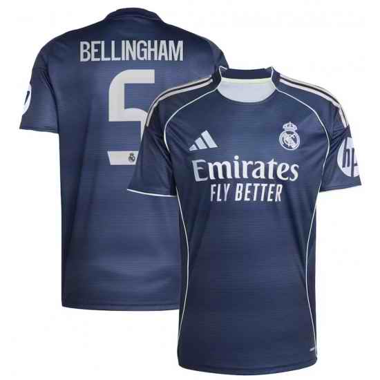 Jude Bellingham Real Madrid #5 Soccer Jersey Blue